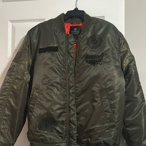 Men’s Dark Green Bomber Jacket